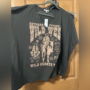 Maurices Dark Gray Graphic Tee